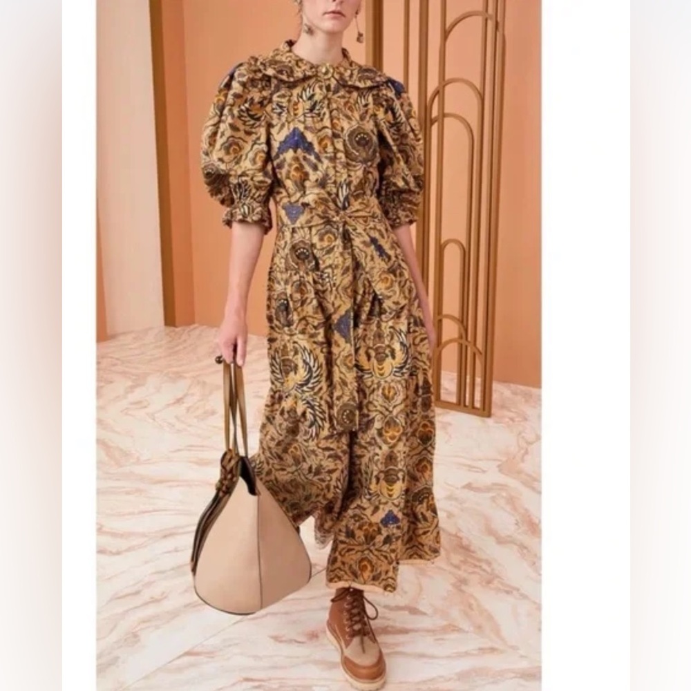 Ulla Johnson Rosalind Dress Color Horn Sz 2 - Picture 1 of 3